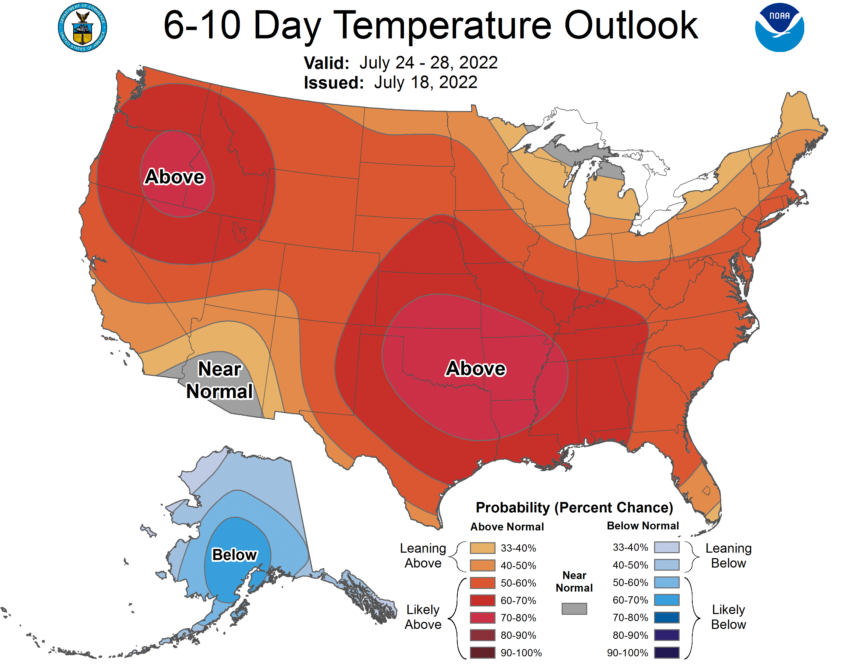 6-10 day temperature outlook